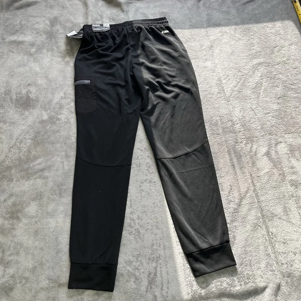 RBX Tapered Jogger Mens Small Black Activewear Cargo Pocket CRM7150A NWT